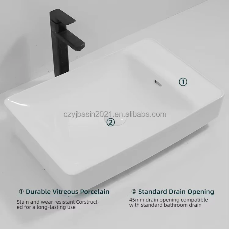 Modern Ceramic Lavabo Glazed Waschbecken Modern Ceramic Lavabo Glazed Waschbecken